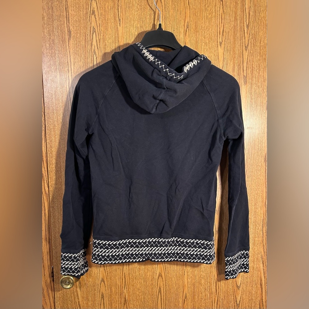 Johnny Was Dorana Embroidered Full Zip Floral Hoodie - Picture 5 of 6